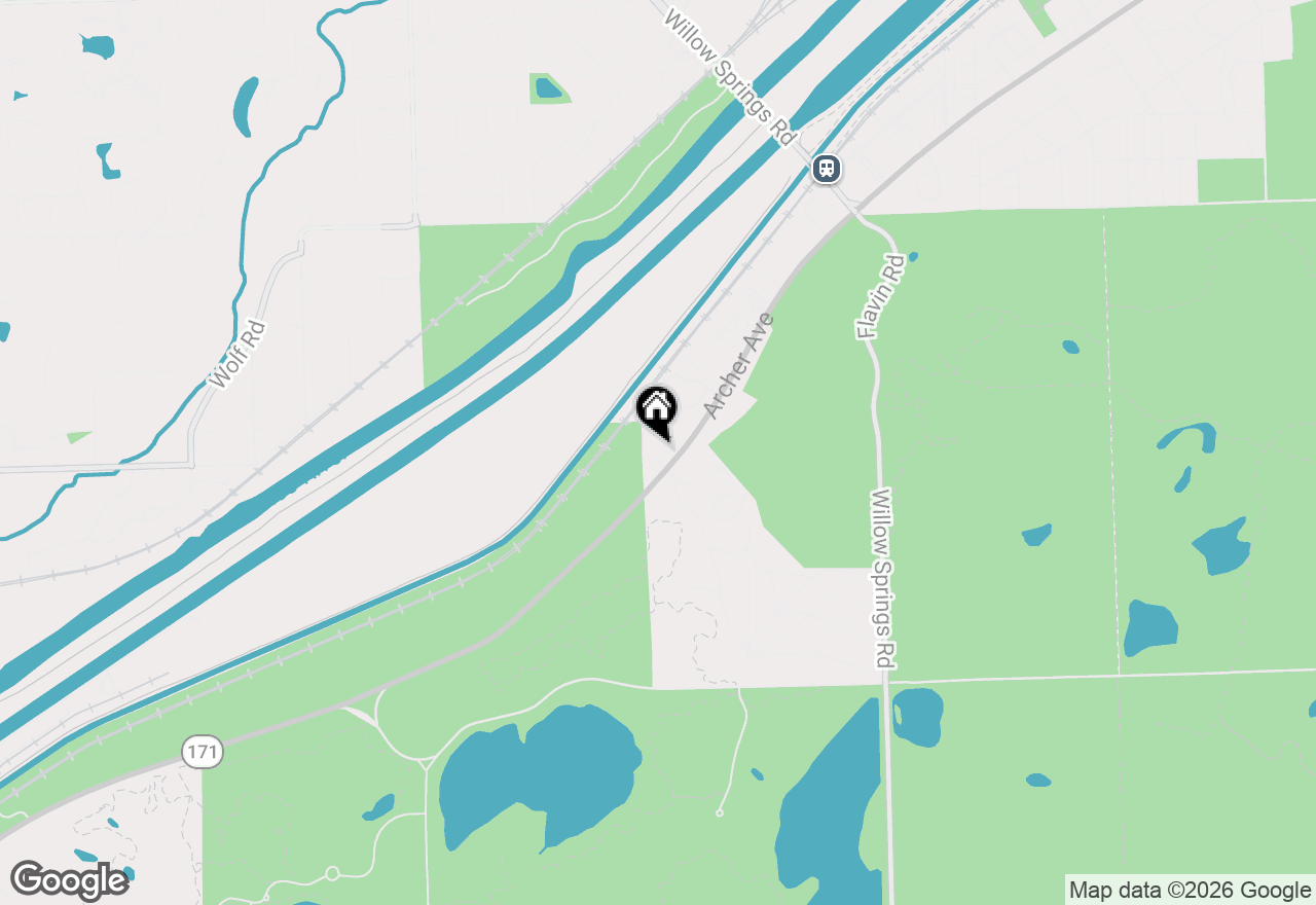 Map of 125 Willows Edge Court #C, Willow Springs, IL 60480