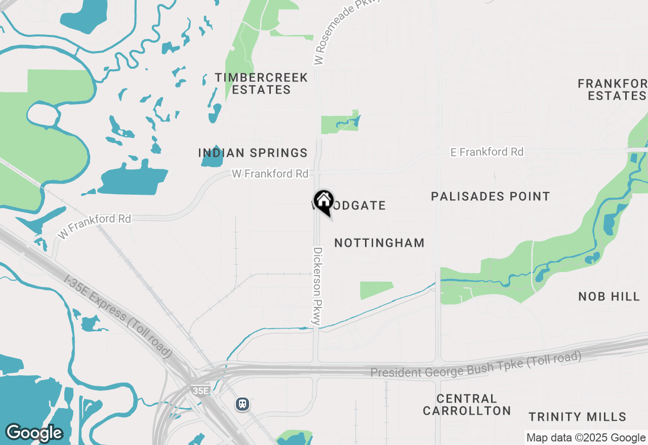 Map of 2901 Cambridgeshire Drive, Carrollton, TX 75007