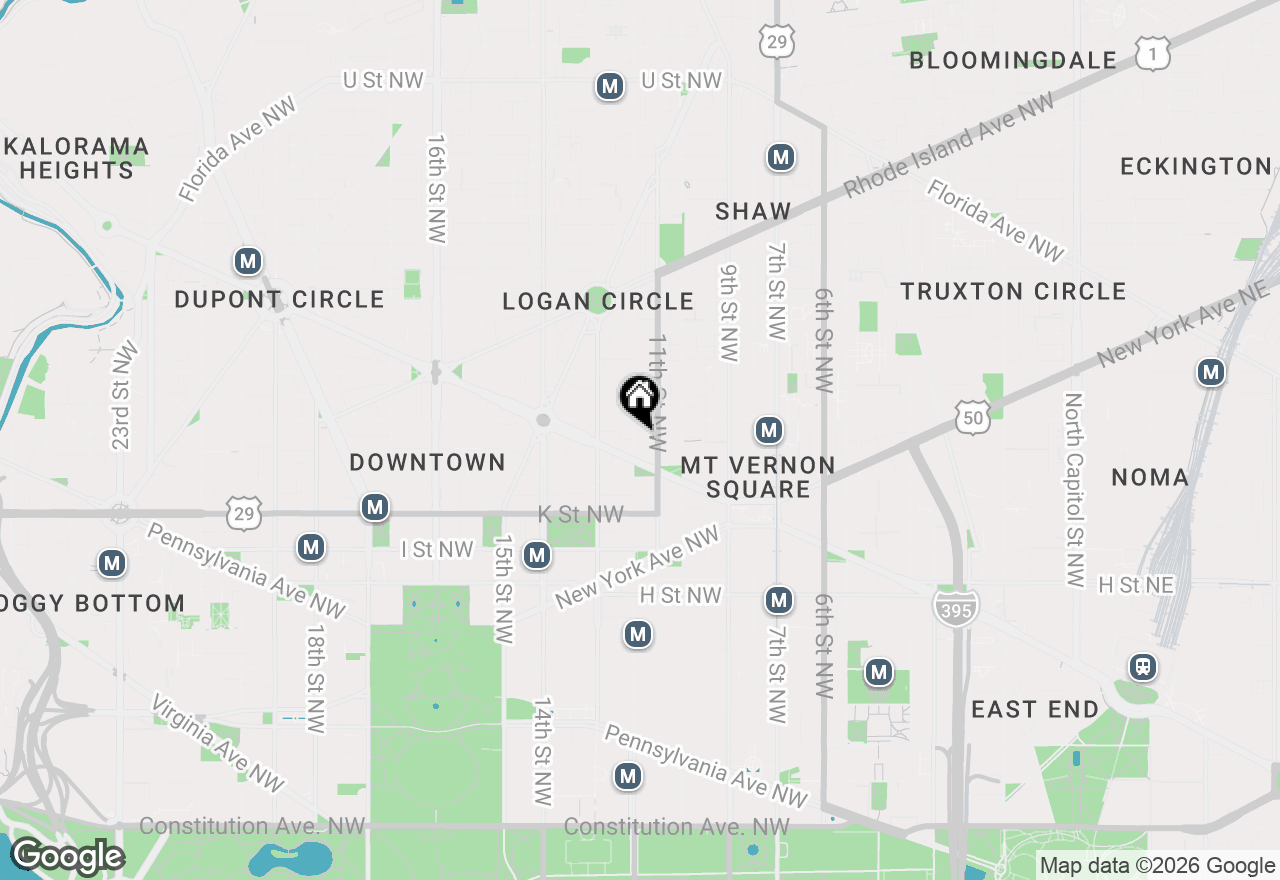 Map of 1125 12th Street Nw #32, Washington, DC 20005
