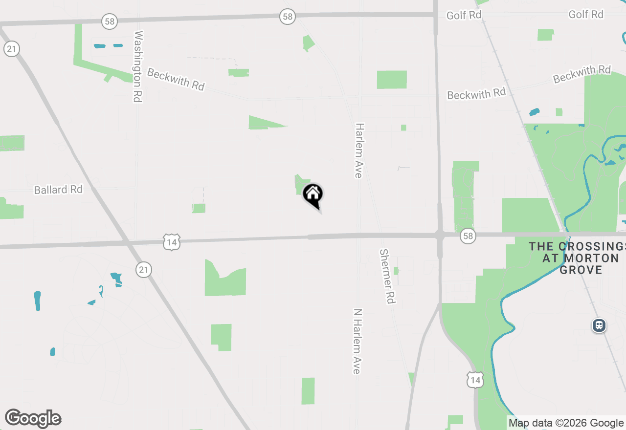 Map of 8837 Oketo Avenue, Morton Grove, IL 60053