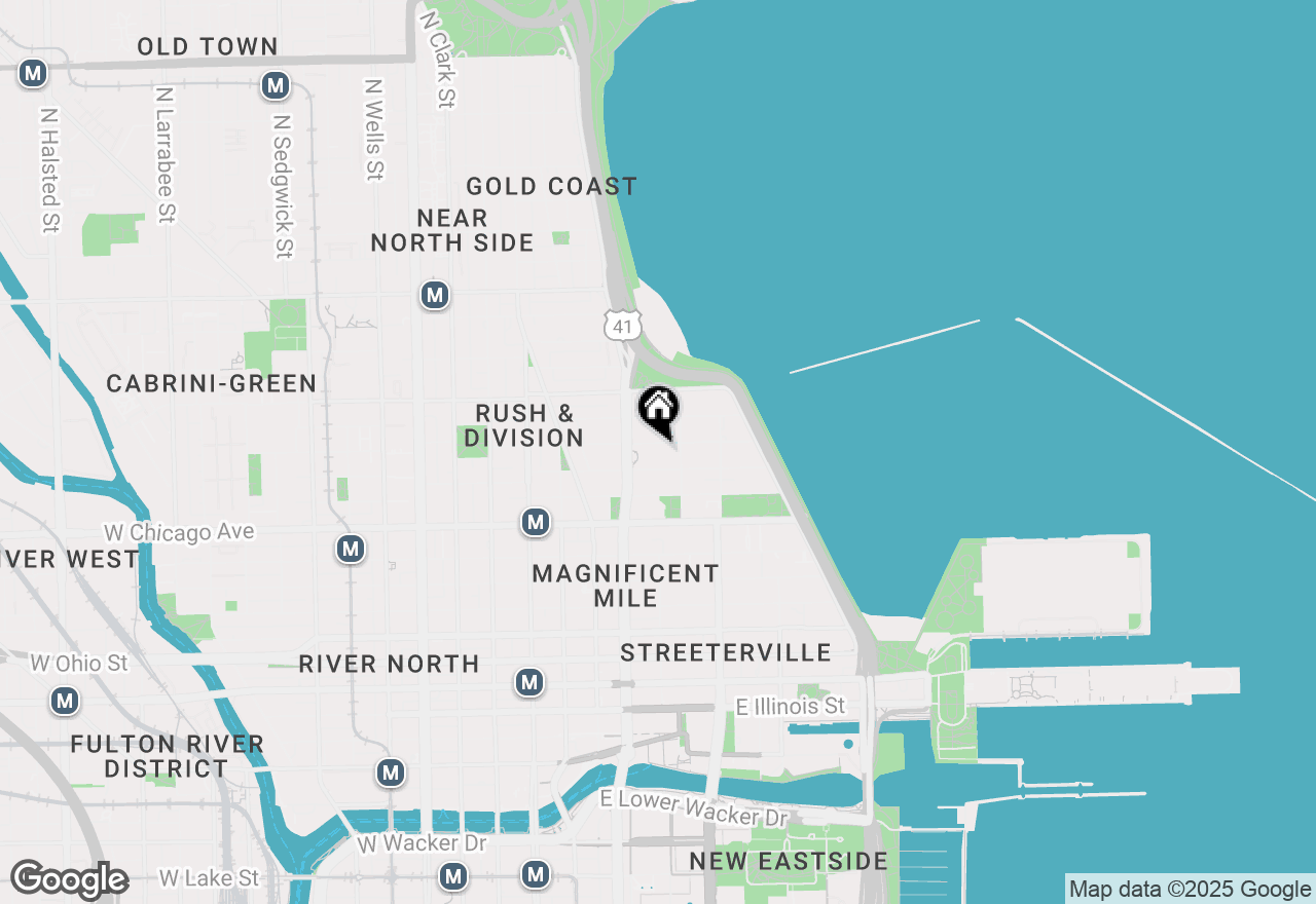 Map of 175 E Delaware Place #5801-02, Chicago, IL 60611