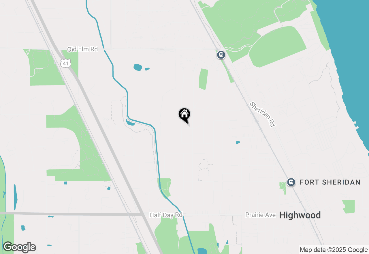 Map of 881 Apple Tree Lane, Highland Park, IL 60035