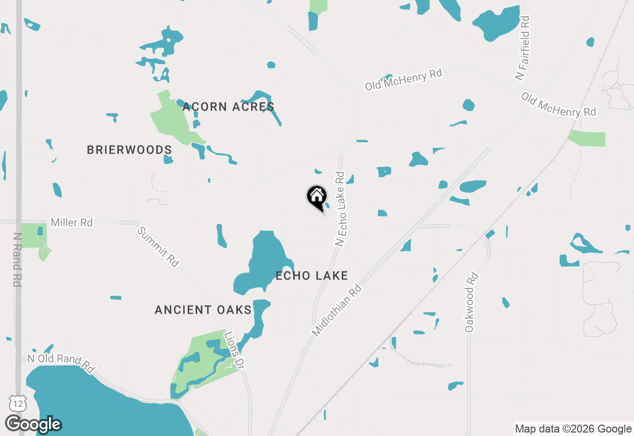 Map of 1178 Sycamore Drive, Lake Zurich, IL 60047