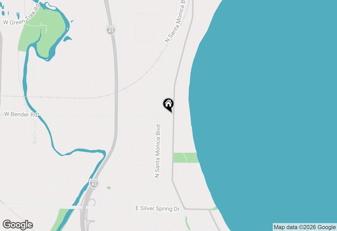 Map of 6200 N Berkeley Blvd, Whitefish Bay, WI 53217