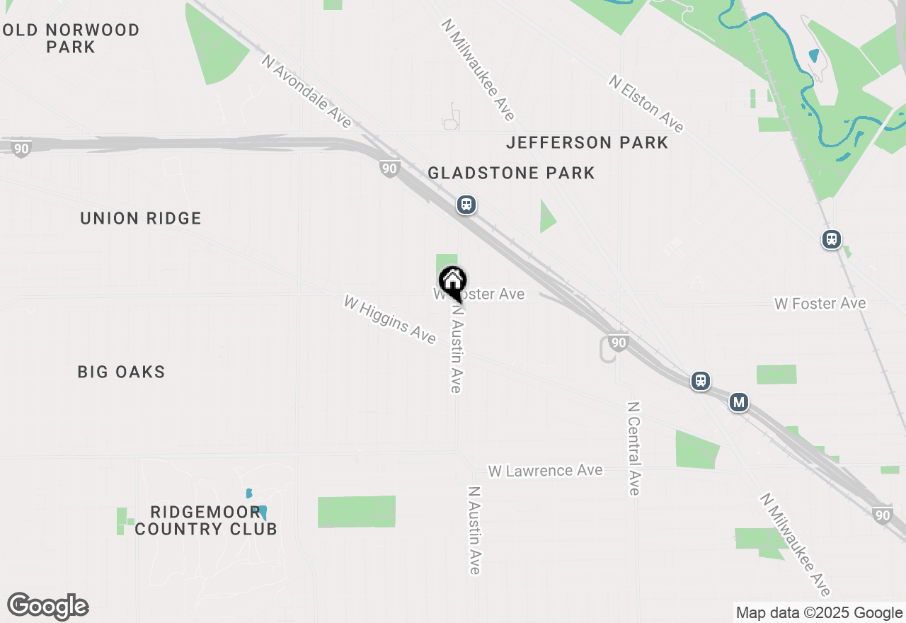 Map of 5130 N Austin Avenue #GARDEN, Chicago, IL 60630