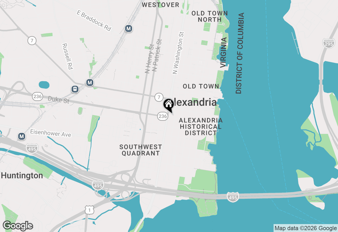 Map of 228 S Washington Street #100, Alexandria, VA 22314