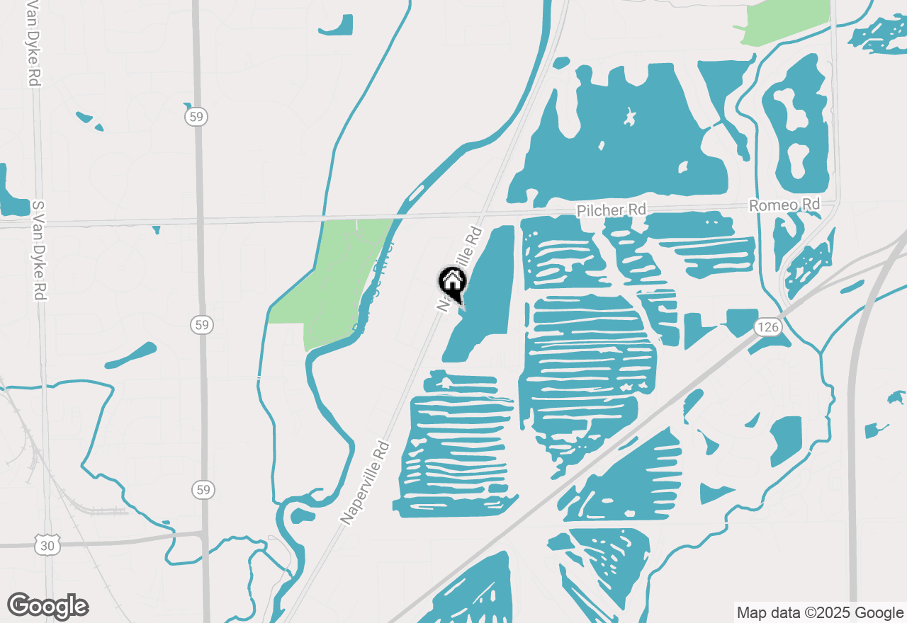 Map of 13715 S Lake Drive, Plainfield, IL 60544