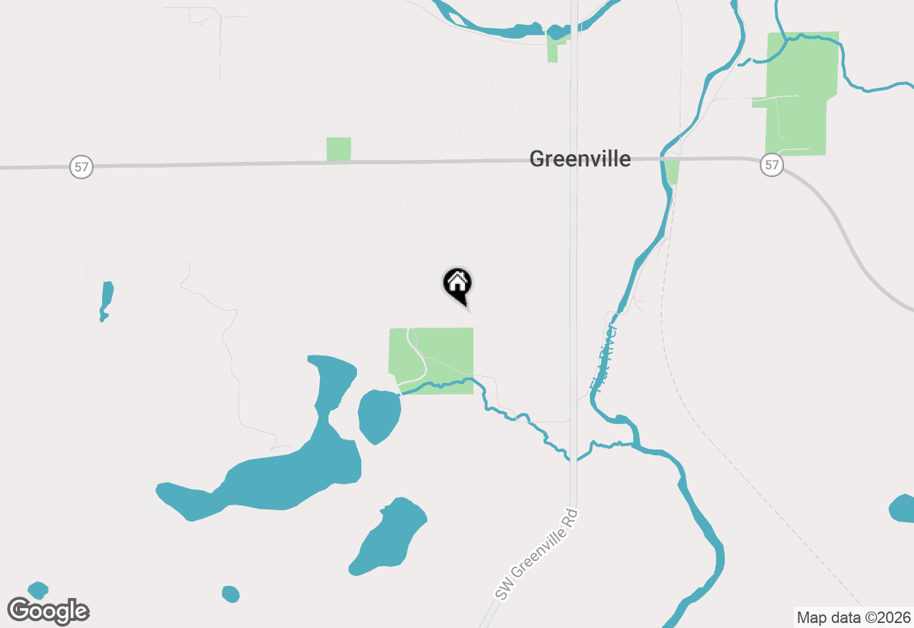 Map of 410 W South Street, Greenville, MI 48838