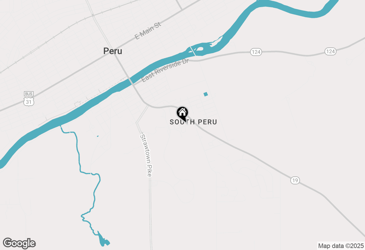 Map of 36 German Street, Peru, IN 46970