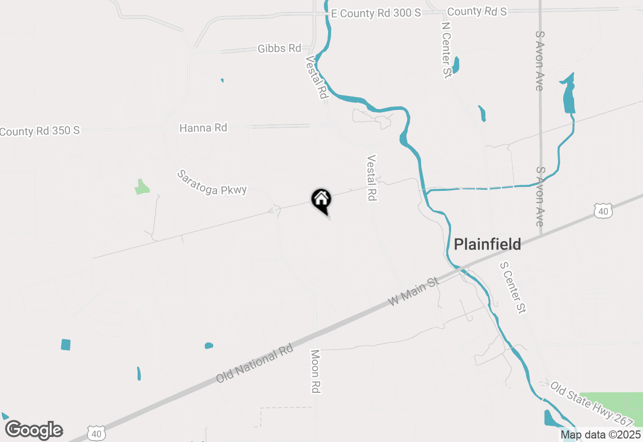 Map of 5979 Portman Place, Plainfield, IN 46168