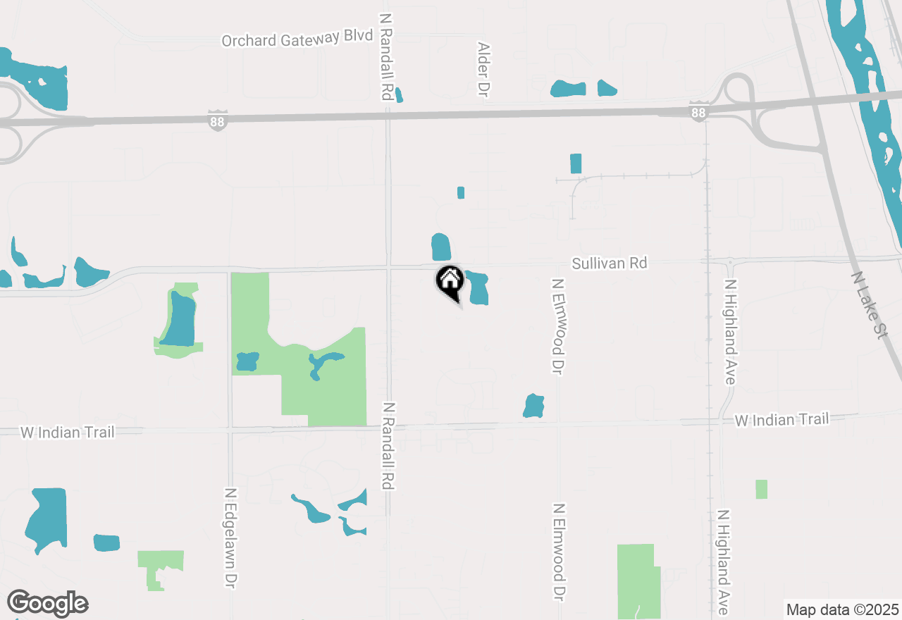 Map of 1313 Lone Oak Trail, Aurora, IL 60506