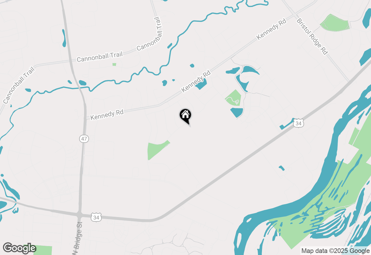 Map of 862 Hayden Drive, Yorkville, IL 60560