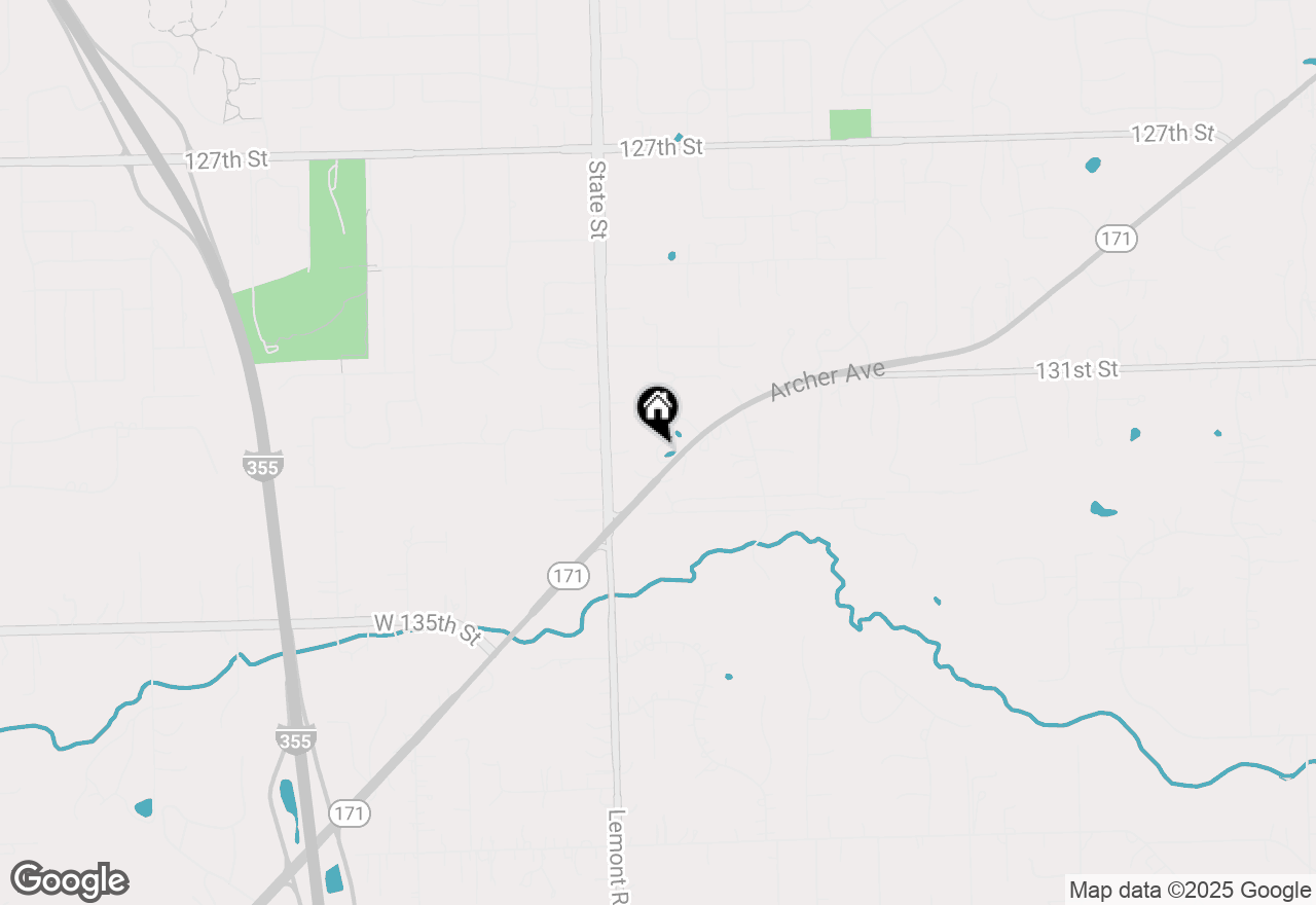 Map of 13302 Archer Avenue, Lemont, IL 60439