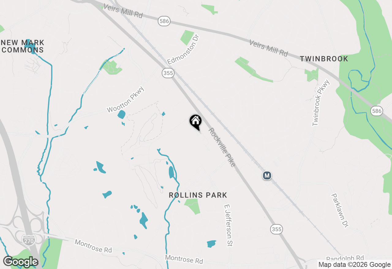Map of 1353 Templeton Place, Rockville, MD 20852