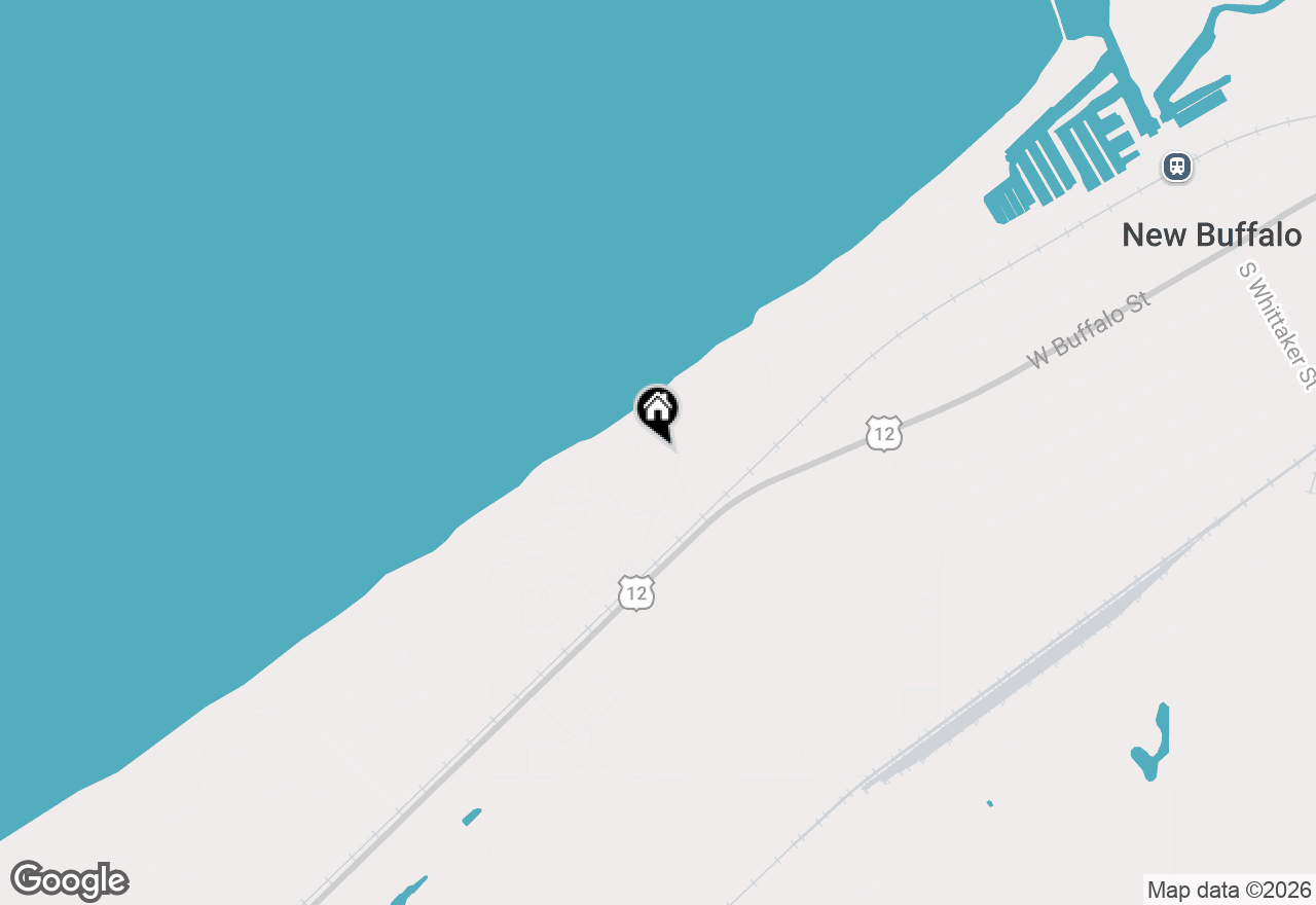 Map of 18353 Forest Beach Drive, New Buffalo, MI 49117