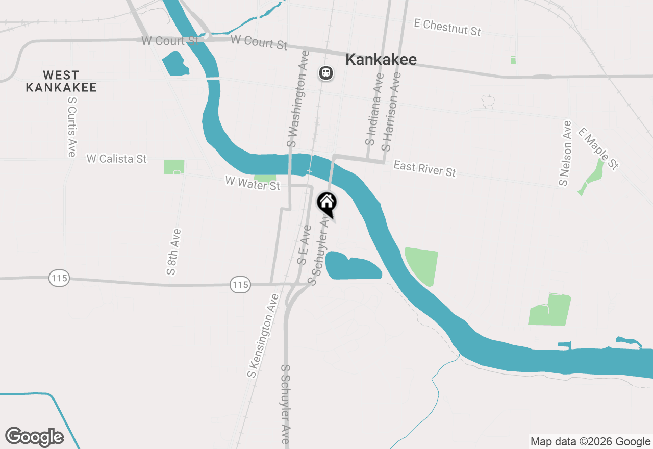 Map of 946 S Schuyler Avenue, Kankakee, IL 60901