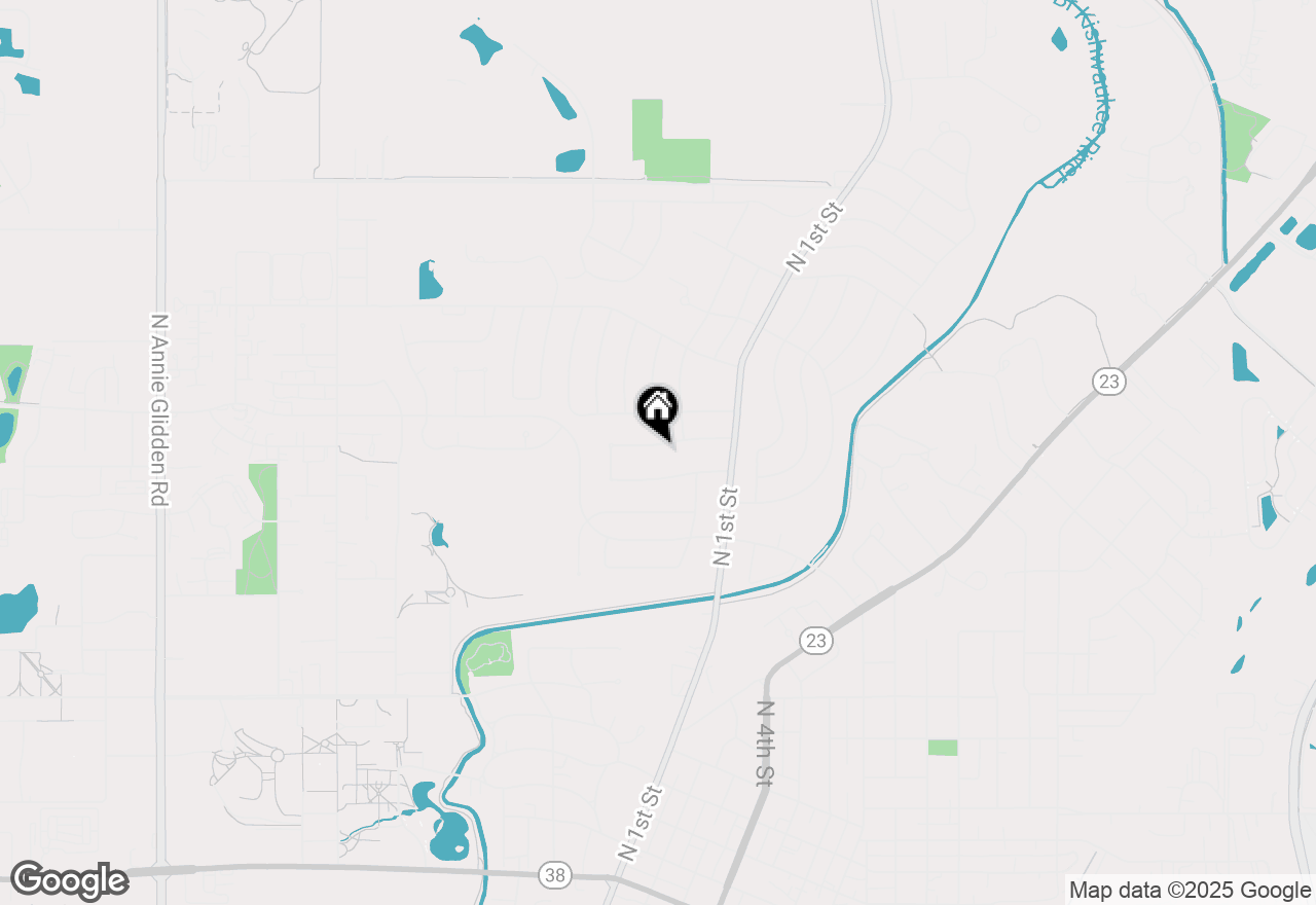 Map of 212 Forsythe Lane, Dekalb, IL 60115