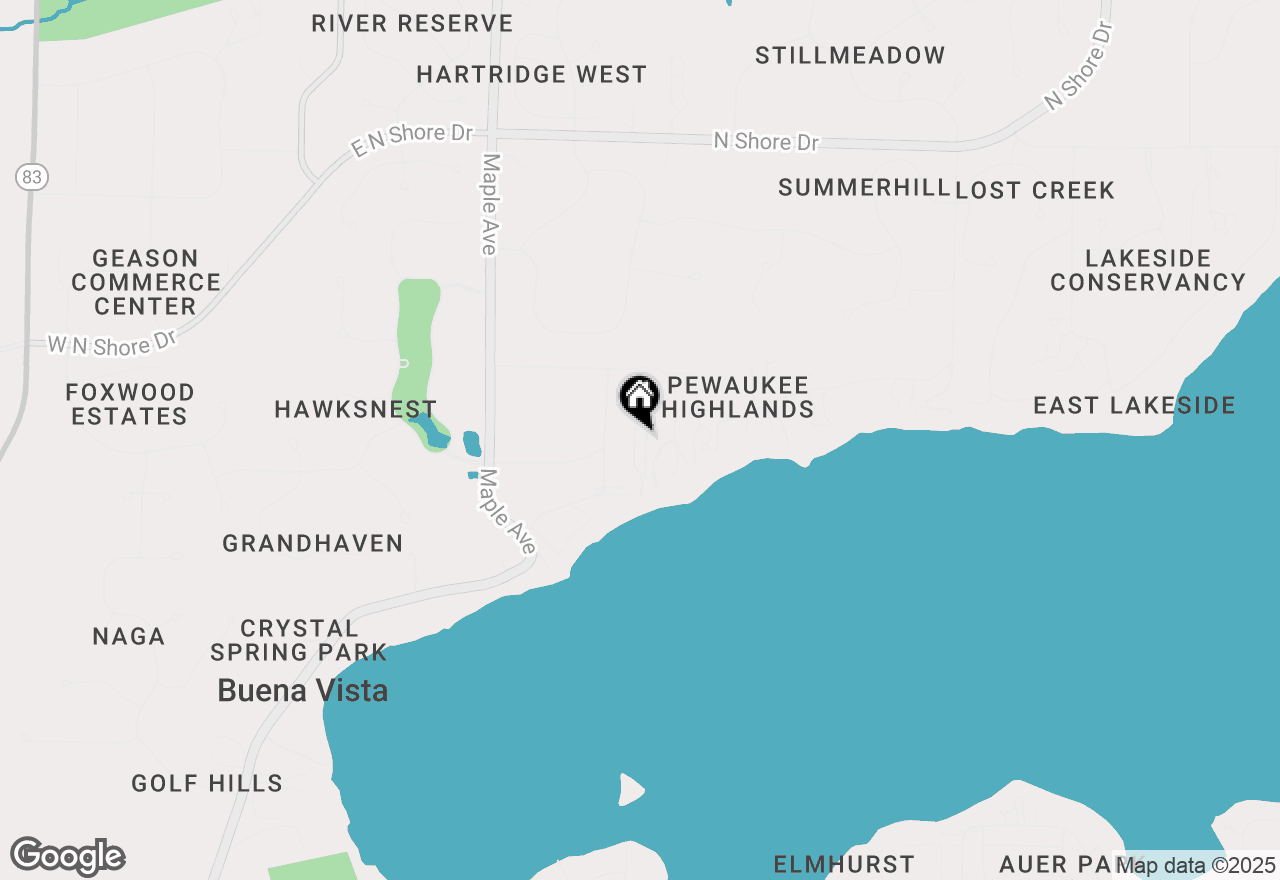 Map of W296N2978 Franciscan Rd, Pewaukee, WI 53072