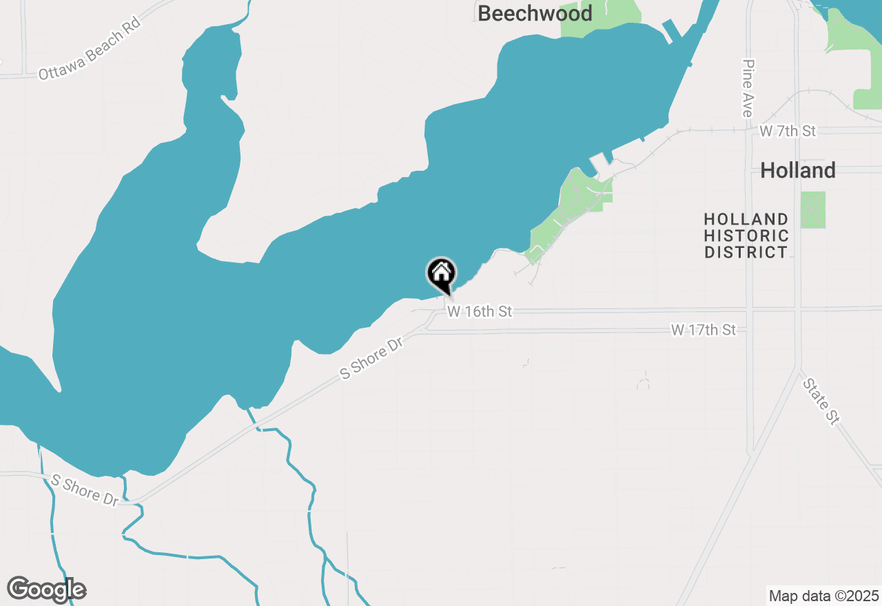 Map of 381 Macatawa Park #8, Holland, MI 49423