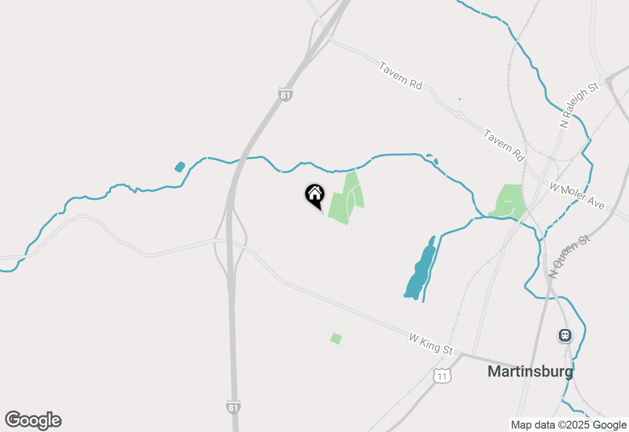 Map of 312 N Red Hill Road, Martinsburg, WV 25401