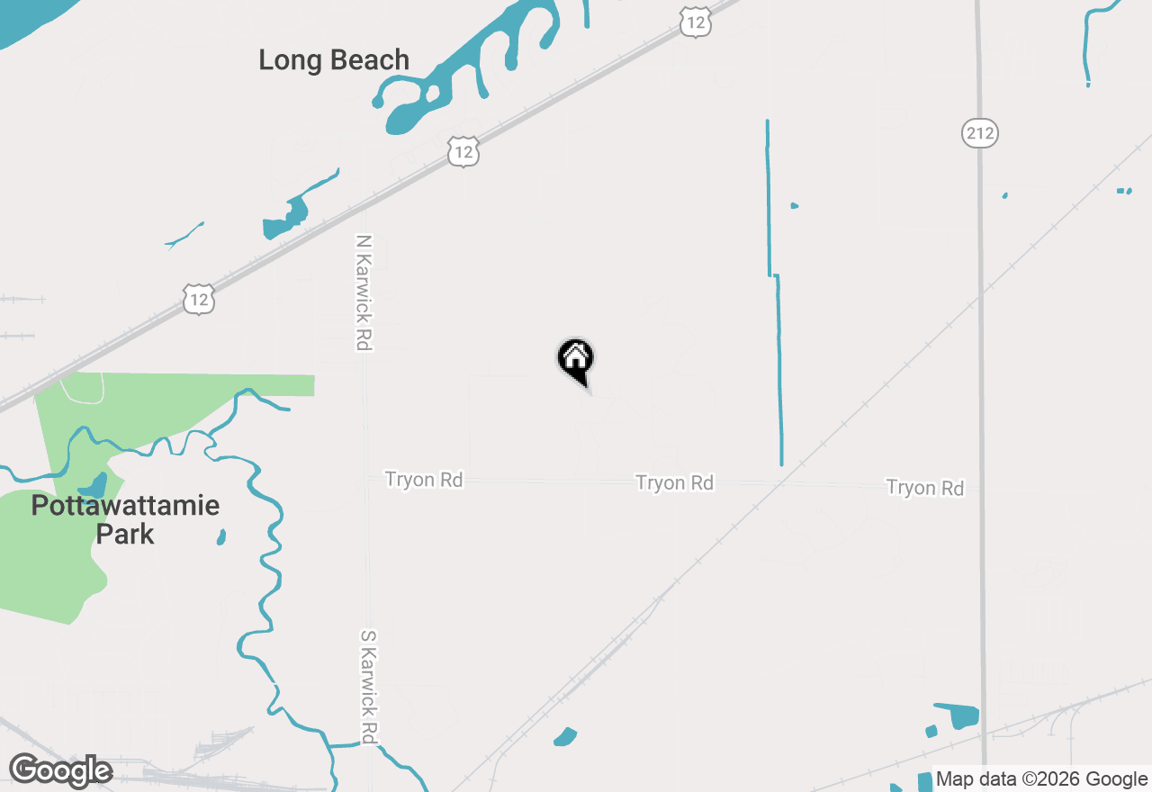 Map of 60 Tryon Farm Lane, Michigan City, IN 46360