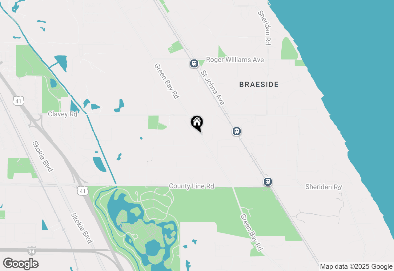 Map of 277 Charal Lane, Highland Park, IL 60035