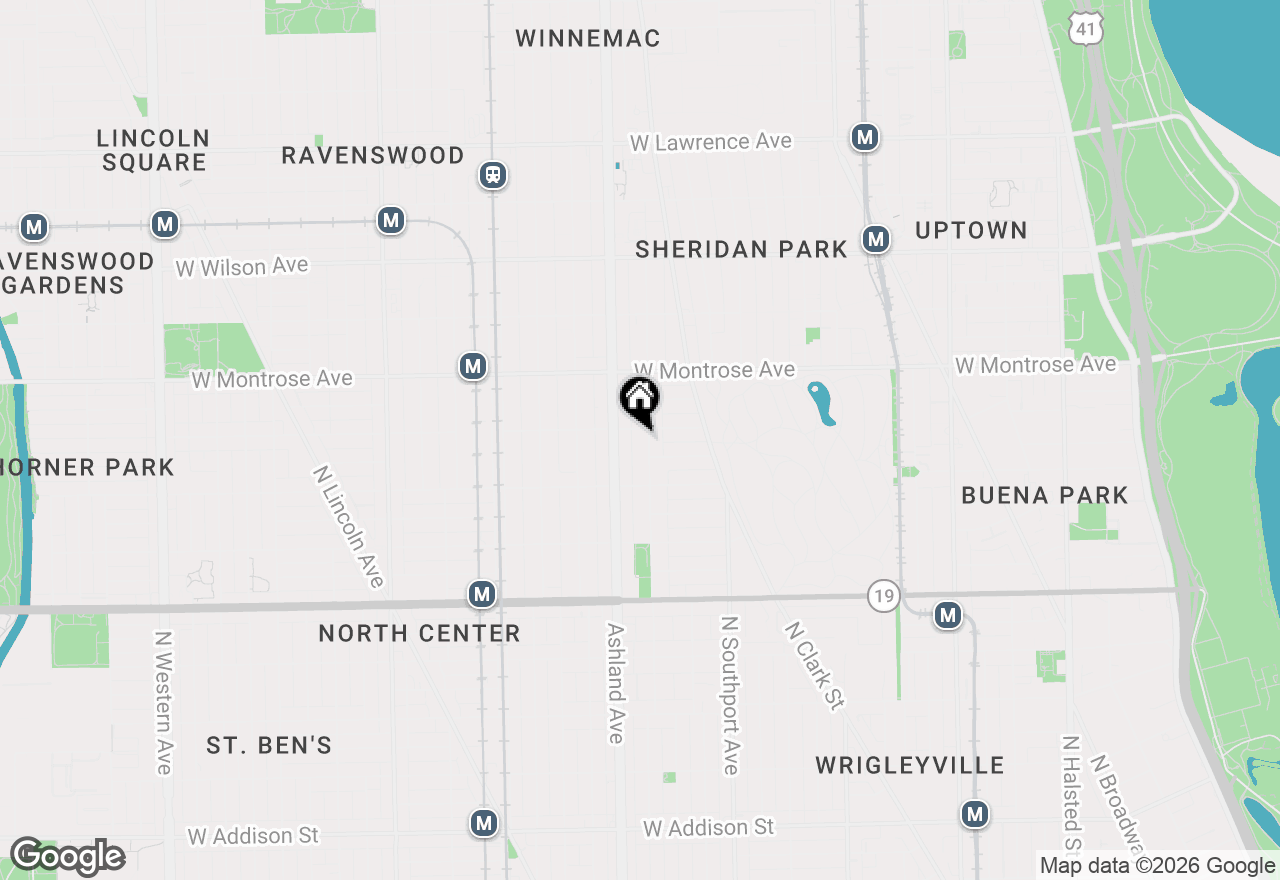 Map of 4248 N Greenview Avenue, Chicago, IL 60613