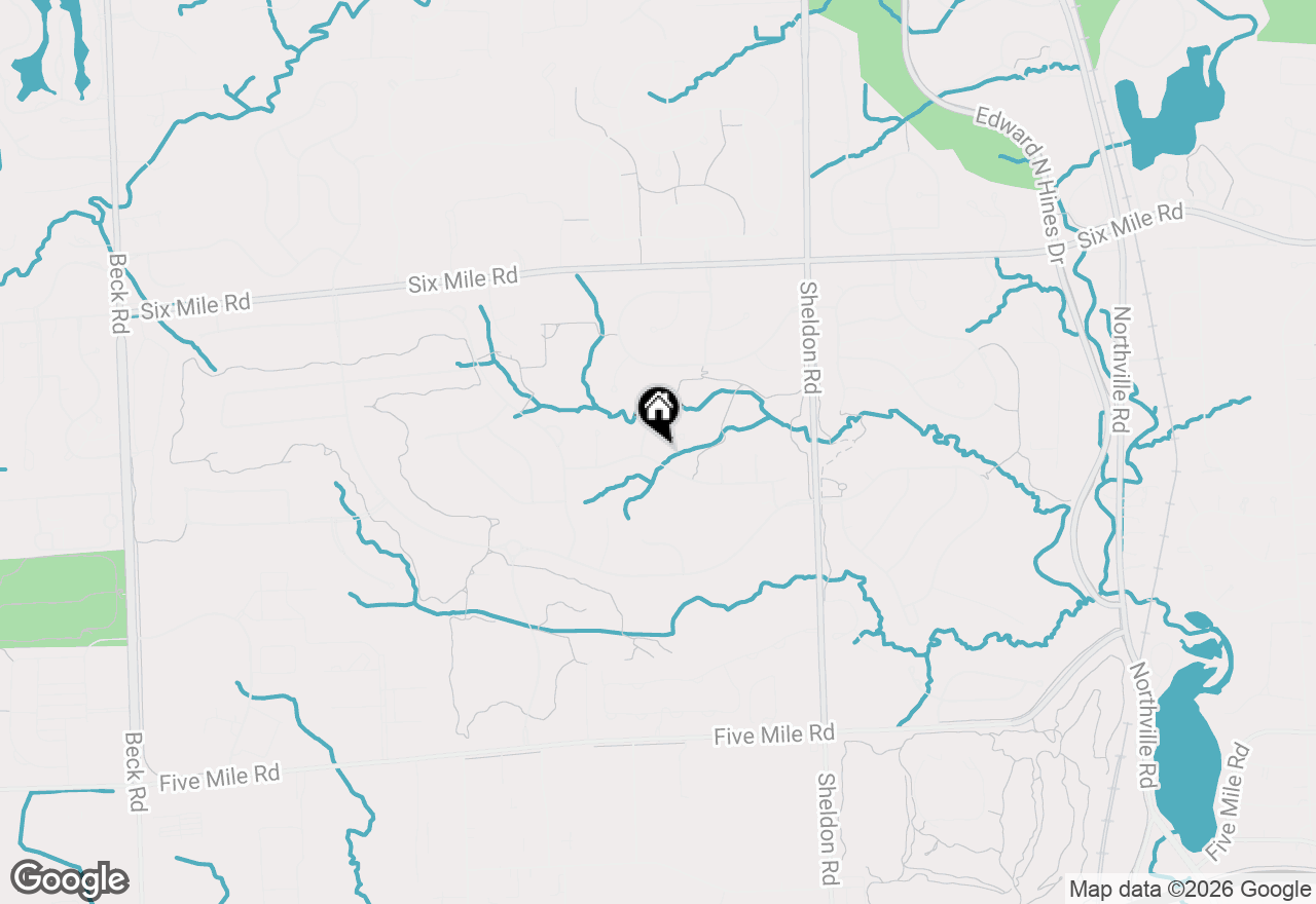 Map of 45094 Oak Forest Drive, Northville, MI 48168