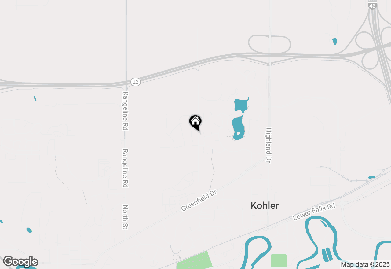 Map of 513 Meadow Cir E, Kohler, WI 53044