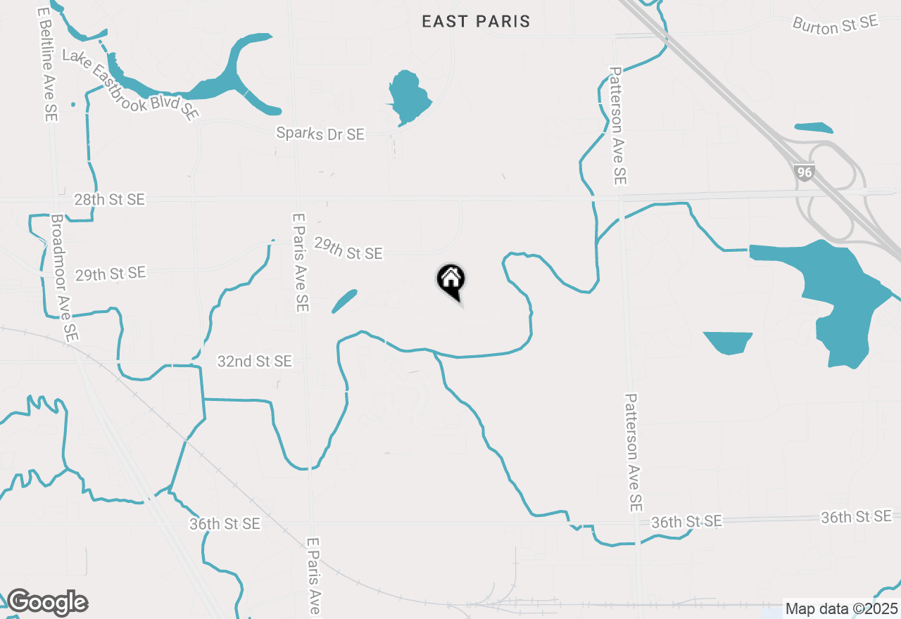 Map of 3077 Eastland Avenue Se, Kentwood, MI 49512