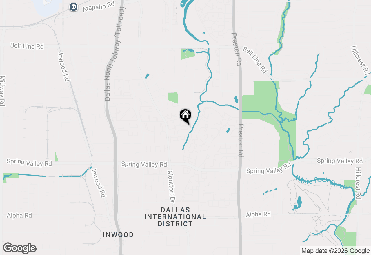Map of 5565 Preston Oaks Road #153, Dallas, TX 75254