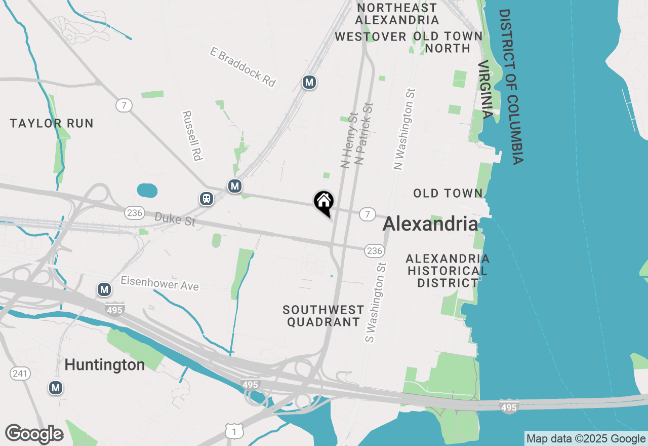 Map of 1125 Prince Street, Alexandria, VA 22314