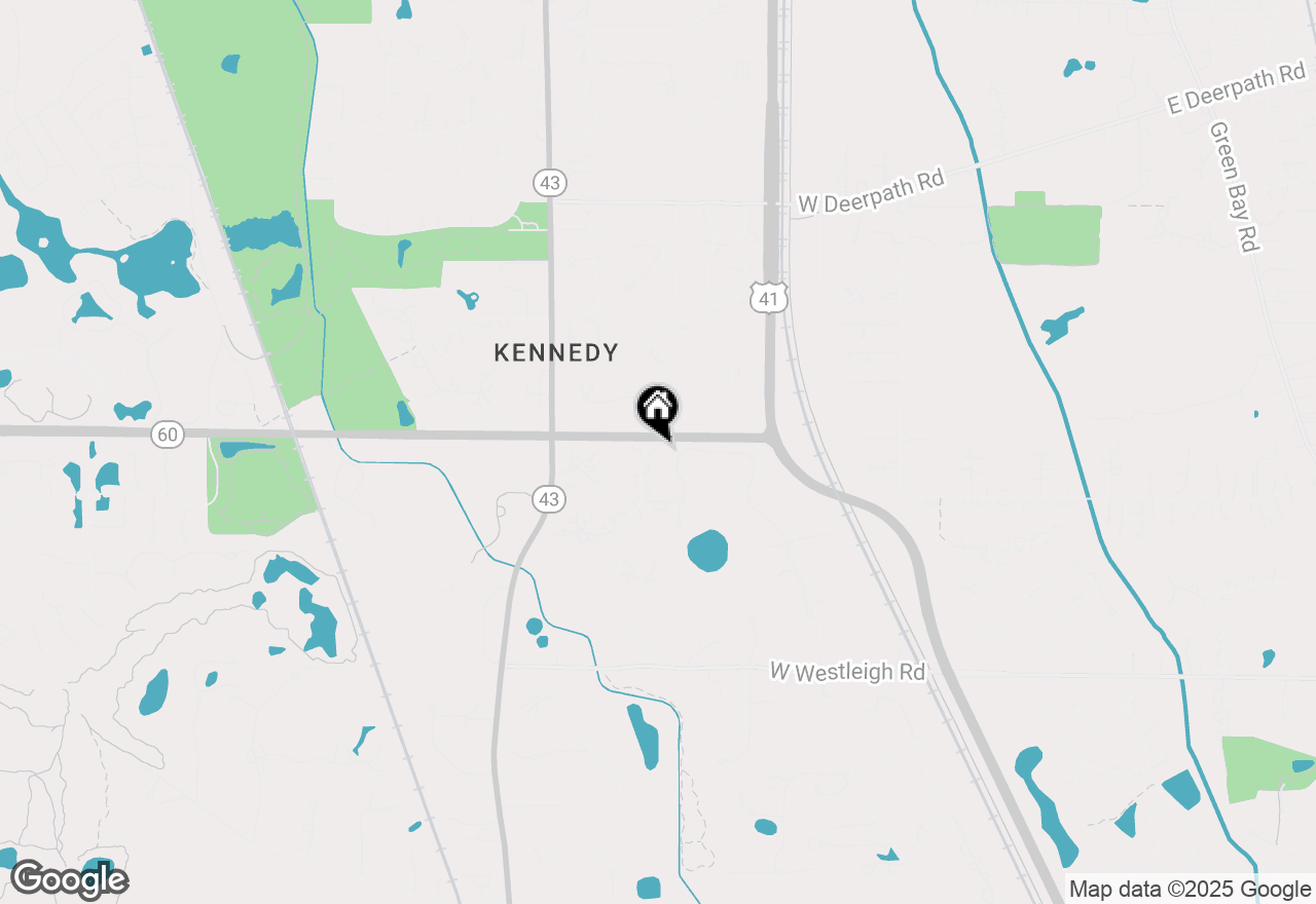 Map of 21 S Suffolk Lane, Lake Forest, IL 60045