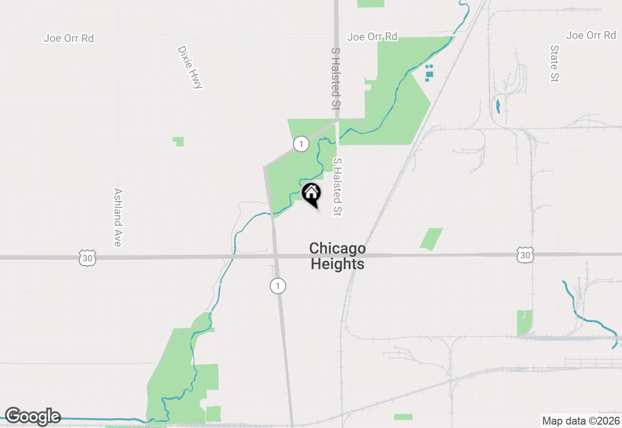 Map of 1220 Park Avenue, Chicago Heights, IL 60411