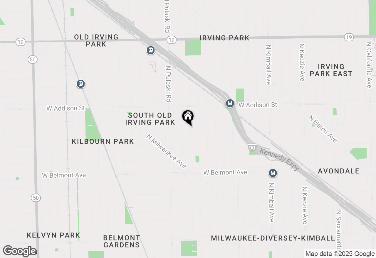 Map of 3439 N Springfield Avenue, Chicago, IL 60618
