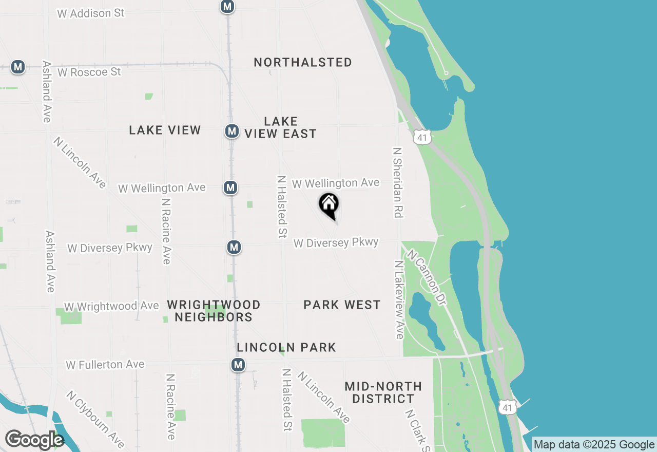 Map of 2831 N Clark Street, Chicago, IL 60657