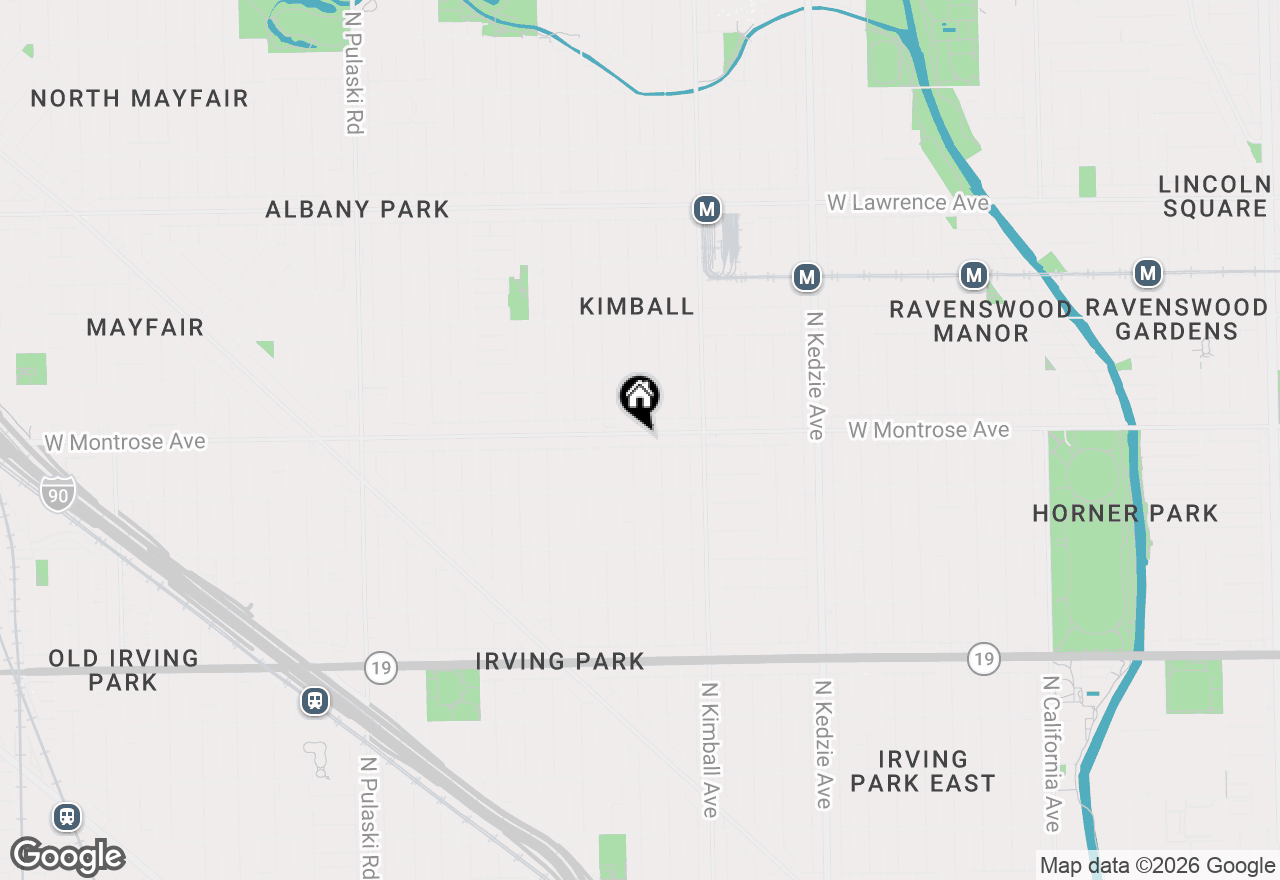 Map of 3505 W Montrose Avenue, Chicago, IL 60618