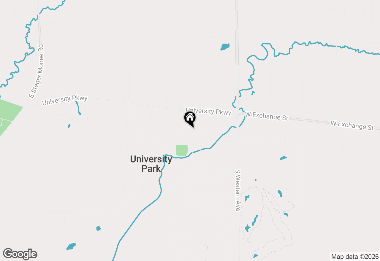 Map of 720 Blackhawk Drive, University Park, IL 60484