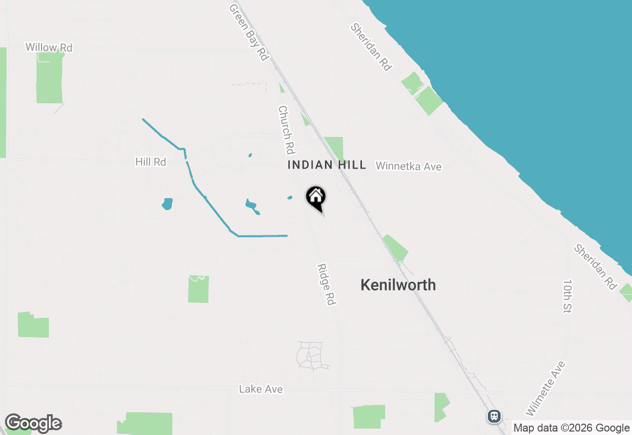 Map of (Address confidential), Kenilworth, Illinois 60043