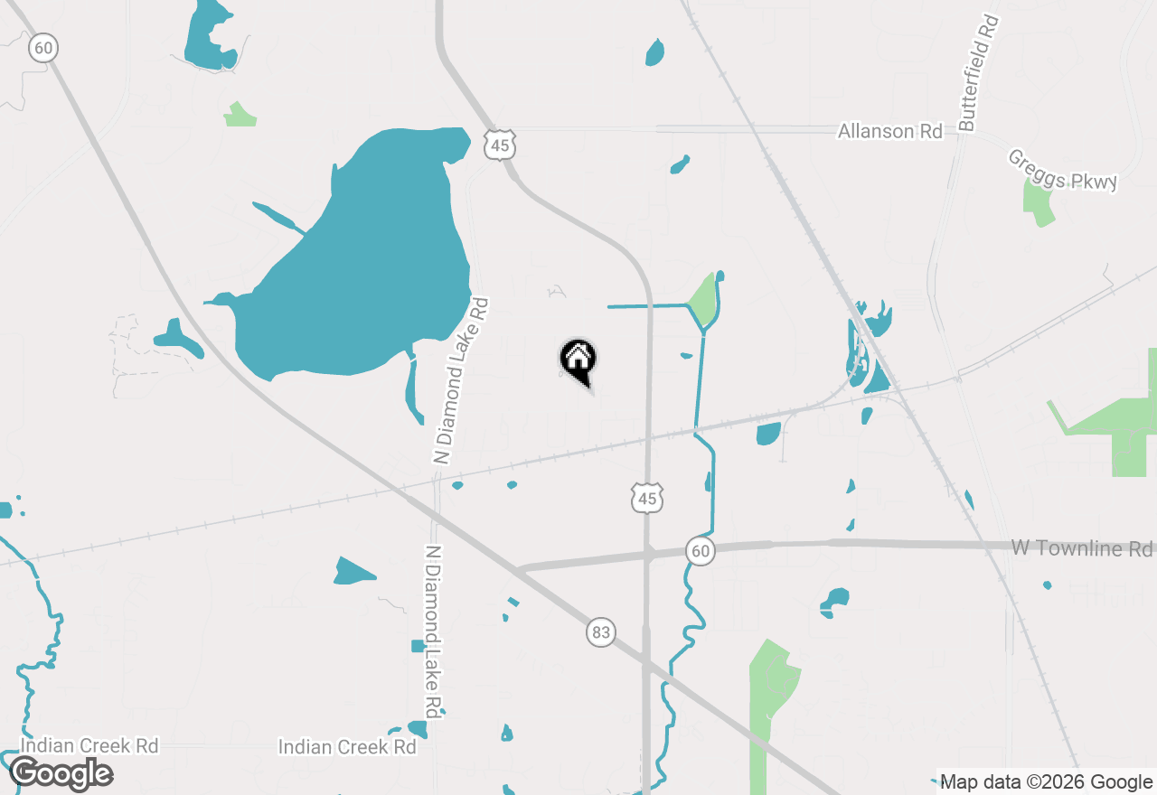 Map of 546 Jennifer Circle, Mundelein, IL 60060