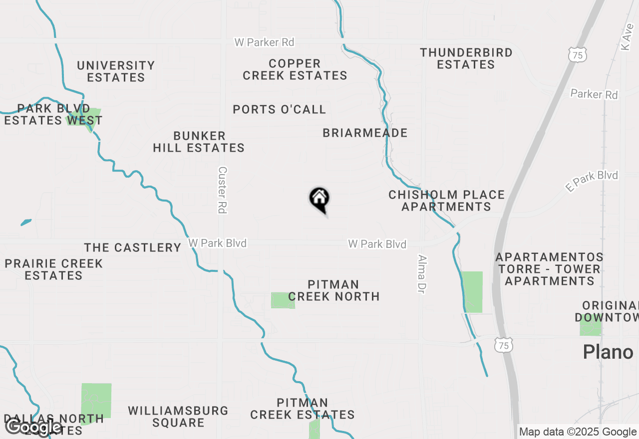 Map of 1537 Aylesbury Lane, Plano, TX 75075