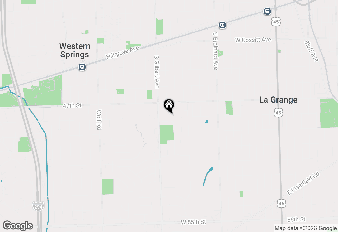 Map of 546 Banyon Lane #B, La Grange, IL 60525