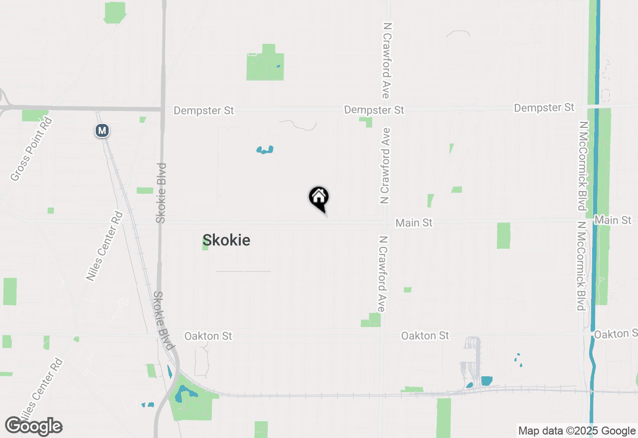 Map of 4218 Main Street, Skokie, IL 60076