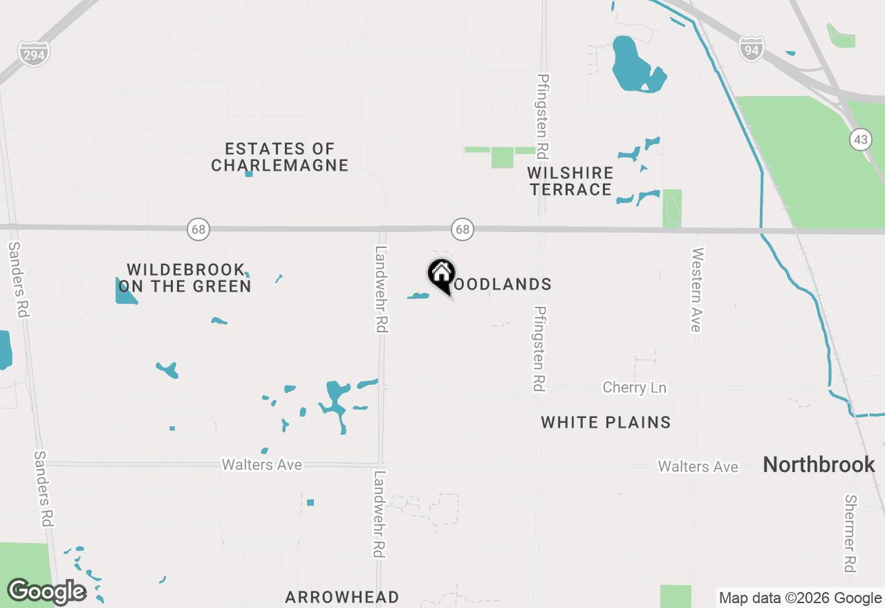 Map of 3082 Antelope Springs Road, Northbrook, IL 60062