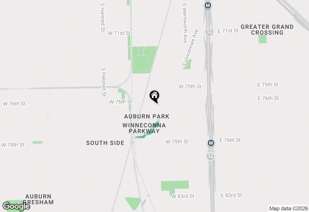 Map of 7621 S Eggleston Avenue, Chicago, IL 60620
