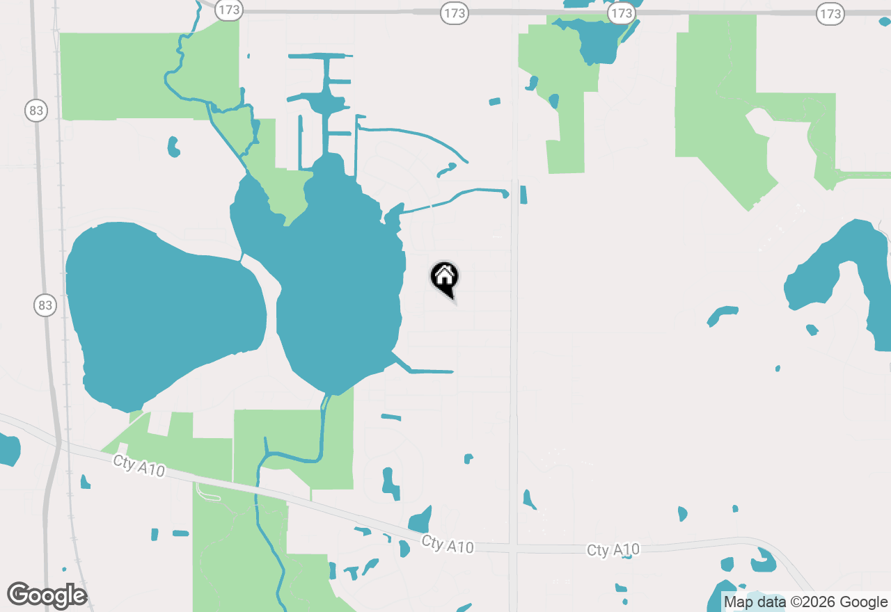 Map of 22214 W Cedar Drive, Antioch, IL 60002