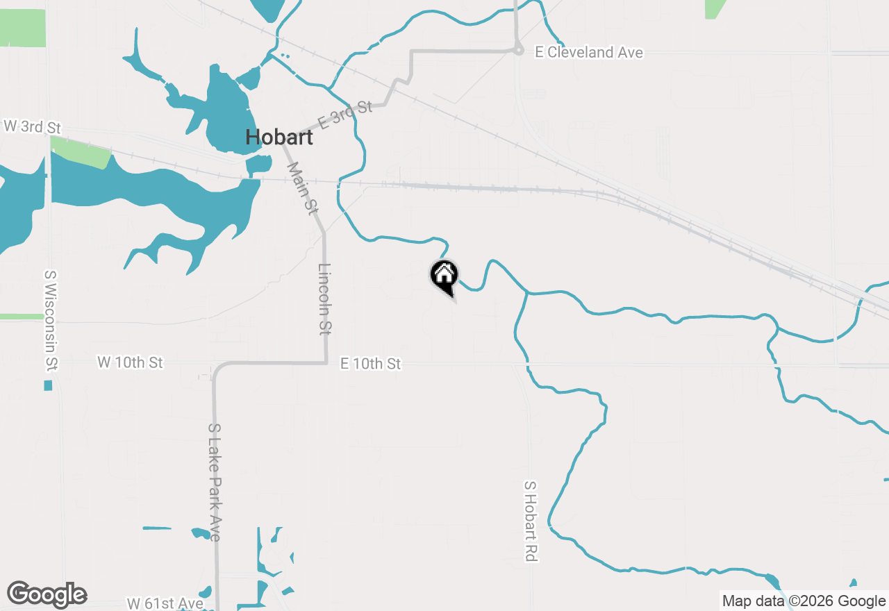 Map of 852 Springdale Drive, Hobart, IN 46342