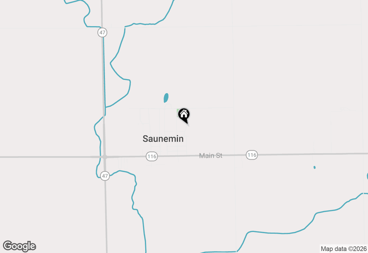 Map of 38 Maple Street, Saunemin, IL 61769