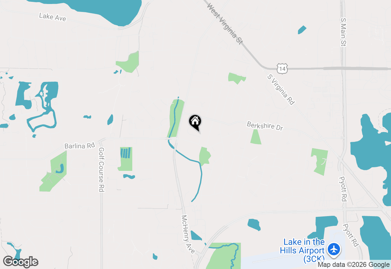 Map of 480 Westwood Court #C, Crystal Lake, IL 60014