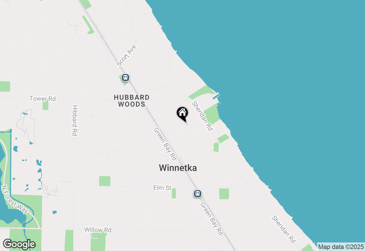 Map of 790 Prospect Avenue, Winnetka, IL 60093